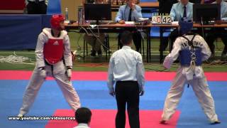 Hong Kong Open Black Belt TaeKwondo Competition 2013  Footage  1 A42 [upl. by Sadnak260]