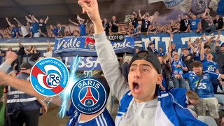 MESSI schießt PSG zum Titel 💥🏆  HERTHA SUPPORT IN 🇫🇷  RC STRASBOURG vs PARIS SG  Stadionvlog [upl. by Rabjohn]