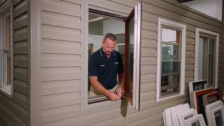 How to Adjust ProVia Casement Window Sash before August 2019 [upl. by Haelat]