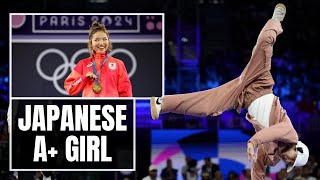 Japanese BGirl Ami clinches gold in inaugural ’breaking’ competition  Paris Olympics 2024 [upl. by Buffo]