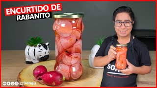 Receta de RABANITOS INCURTIDOS Rápido y Fácil  Sonqu [upl. by Ellened294]