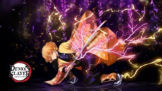 Thunder Breathing First Form Thunderclap and Flash Godlike Speed [upl. by Iroj]