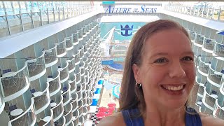 RCL Allure of the Seas Embarkation and Ship Exploring [upl. by Yzzo148]