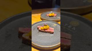 BEST YAKINIKU IN JAKARTA 🥩 steak wagyu finedining caviar shorts [upl. by Arevle]