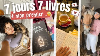 Lire 7 LIVRES en 7 JOURS  🤭📚  mon premier 😳🤫 [upl. by Olathe]