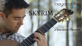 Skyrim Ancient Stones  Beyond The Guitar [upl. by Lladnek]