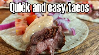 Quick and easy flank steak tacos recipe [upl. by Gerstein]