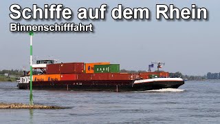 Schiffe auf dem Rhein  Sommer 2023  Binnenschifffahrt  Shipspotting [upl. by Newel]