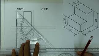 Exercise 11 Orthographic Drawing [upl. by Fiedling]