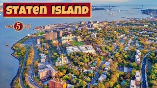 STATEN ISLAND New York City Drone Video [upl. by Isiad]