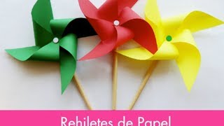 Rehilete de papel [upl. by Pallaton]