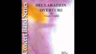 Declaration Overture by Claude T Smith [upl. by Ynehteb]