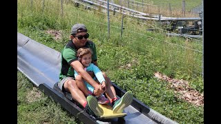 Rodelbahn  Rodelbahn in Österreich  Rodelbahn im BayernPark [upl. by Natanoj665]