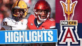 No 16 Arizona State Sun Devils vs Arizona Wildcats Highlights  FOX College Football [upl. by Karen]