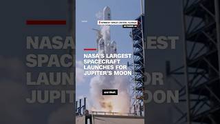 NASAs largest spacecraft launches for Jupiters moon [upl. by Cecelia]