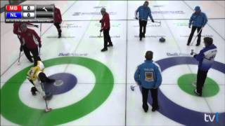 2016 Canadian Masters Championship Draw 16 Mens Manitoba vs NewfoundlandLabrador [upl. by Surovy]