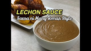 HOMEMADE LECHON SAUCE  SARSA NI MANG TOMAS STYLE [upl. by Massarelli]