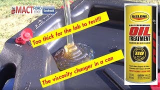 Rislone 710 oil treatment the viscosity changer lab testing results [upl. by Lumbard]