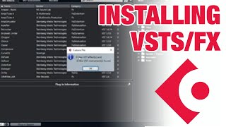 Cubase installing VST plugins and effects [upl. by Bevash]