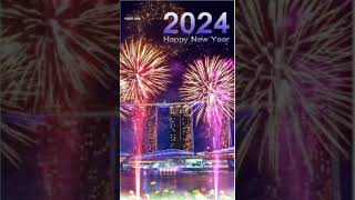 Happy New year statusfull screen Happy New year 2024 WhatsApp statuscoming soon happy new year [upl. by Wendeline]