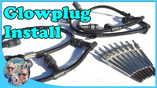 60 Powerstroke  How to Replace Glow Plugs [upl. by Wey244]