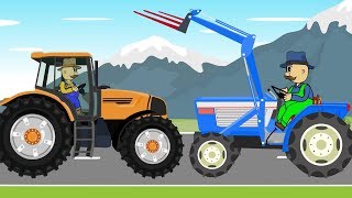 Farmer Fairy Tales For Kids  Collection of animationTractor  Bajka Przygody rolników 😗 [upl. by Fe127]