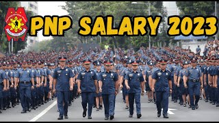 Magkano ang Sahod ng Pulis  PNP Basic Pay and Ranks 2023 [upl. by Goth]