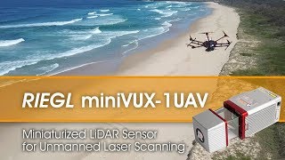 The RIEGL miniVUX1UAV LiDAR sensor integrated with the DJI M600 [upl. by Trik]