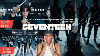 SEVENTEEN 세븐틴 MAESTRO Official MV  CHOREOGRAPHY VERSION REACTION [upl. by Thurber348]