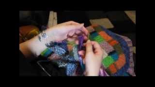 Tutorial for corners on the Frankie 10 stitch blanket [upl. by Georgeanne]