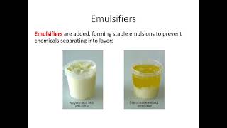 Unit 2 Higher Chemistry Emulsions and Emulsifiers [upl. by Egin]