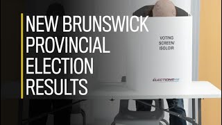 New Brunswick provincial election results [upl. by Maillij]