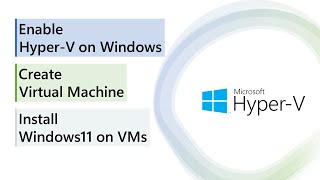 Enable HyperV on Windows 11  Create Virtual Machine and Install Windows 11 [upl. by Guillermo180]