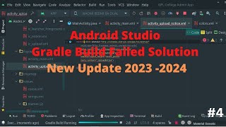 Android Studio Gradle Build Failed Solution New Update 2024 2025 4 [upl. by Akimahs]