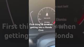 First Thing To Do When You Get Into A 20222024 Honda Civic [upl. by Ardnoyek309]