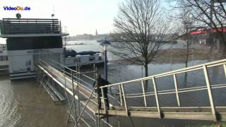 Hochwasser in Duisburg Ruhrort [upl. by Hastings870]