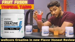 Wellcore Creatine now in Flavors 😋  Honest Review After using🔥 [upl. by Aleac]