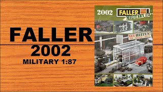 FALLER MILITARY 187 KATALOG 2002 169 4K [upl. by Ailerua]