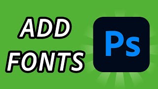 How to add fonts to Photoshop FULL GUIDE [upl. by Sugden797]