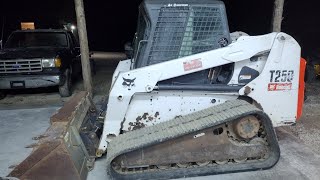 Bobcat T250 diagnosing problems low power whining noise not tracking straight [upl. by Vierno883]