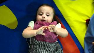 Rebekah Faith  Trisomy 18  Talking during speech therapy [upl. by Fachan]