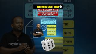 Dices Tricks  Reasoning Short Tricks  Reasoning Dice By Pulkit Sir Shorts [upl. by Yliab]