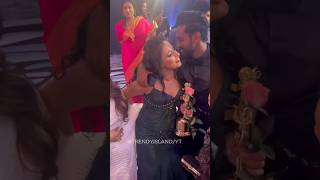 උදාරි සජිතට දීපු kiss එක 😘 Derana Lux Film Awards tvderana shorts sajithaanthony [upl. by Pessa52]