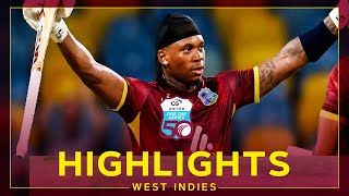 Carty and King Score Sensational Hundreds  Highlights  West Indies v England  3rd CG United ODI [upl. by Weatherby]