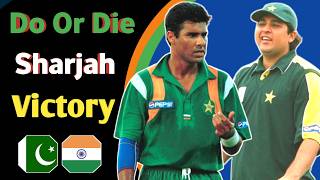 An unforgettable sharjah victory for Pakistan against india highlights [upl. by Noella]