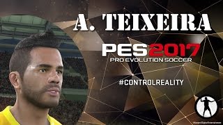 PES 2017 Face Build Alex Teixeira Jiangsu Suning [upl. by Annocahs255]