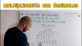 Clase oficial  15 Multiplicación con decimales Resolución de problemas con decimales [upl. by Aidam]