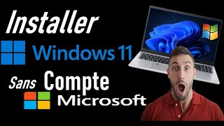 COMMENT INSTALLER WINDOWS 11 SANS COMPTE MICROSOFT [upl. by Howland]