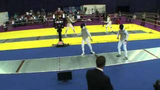 Quarterfinal mens foil Grand Prix St Petersburg Baldini vs Joppich [upl. by Ttennaj]