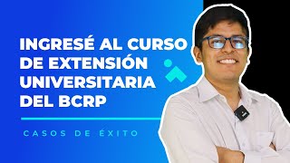 Entrevista a caso de éxito  Juan Flores CEU BCRP [upl. by Butterworth]